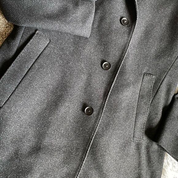 Pronto Uomo Long Wool Blend Blazer Coat - Picture 3 of 12